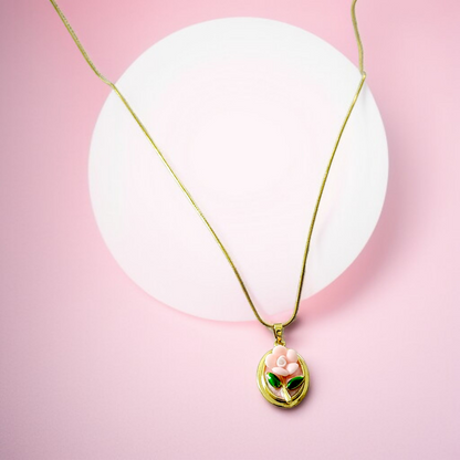 Shadowborne Blossom Pearl aesthetic Vintage Pendant