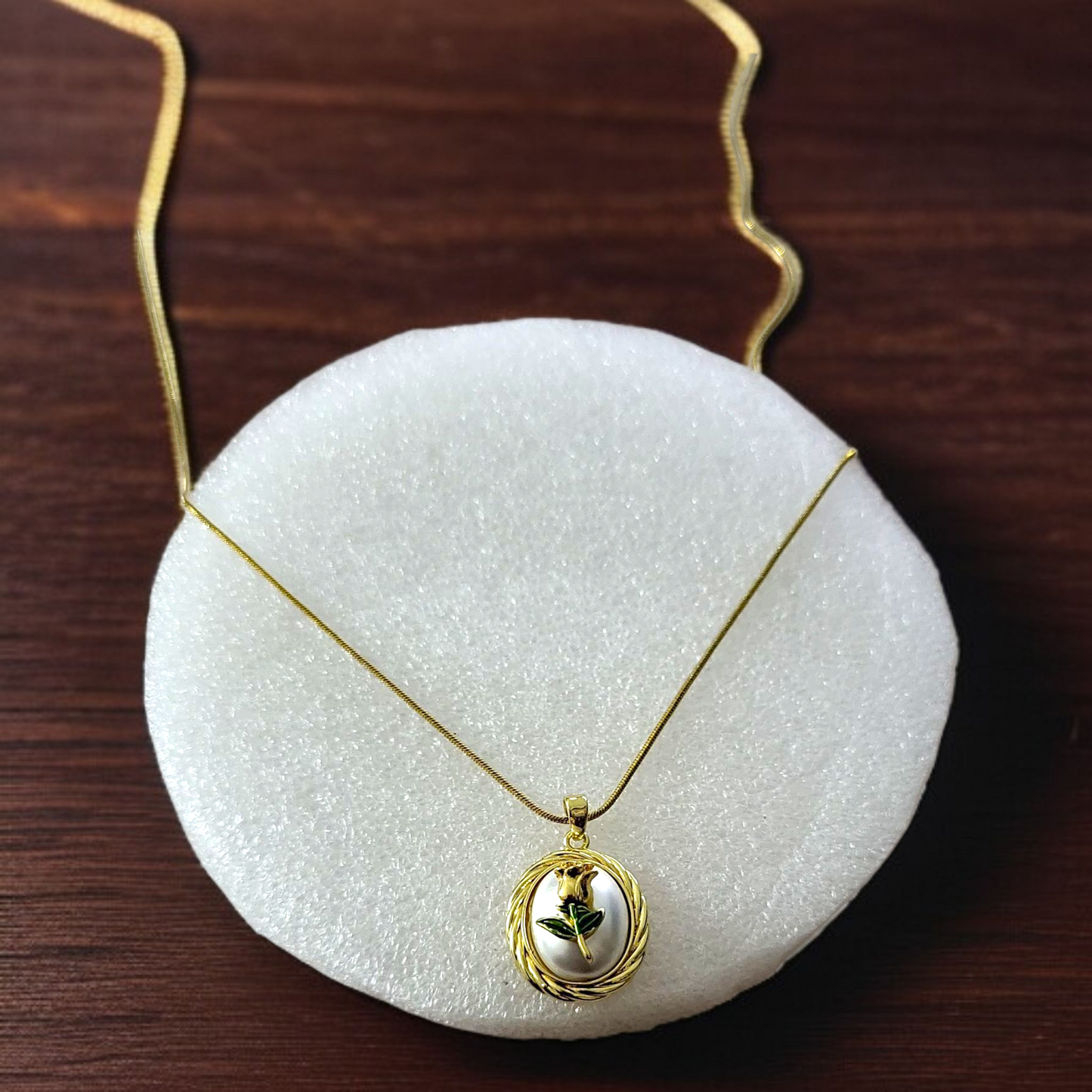 Shadowborne Rosetta Pearl Bloom Pendant