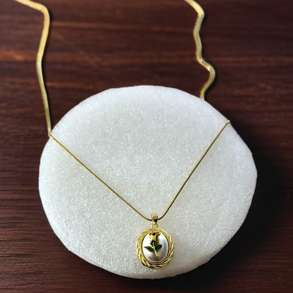 Shadowborne Rosetta Pearl Bloom Pendant