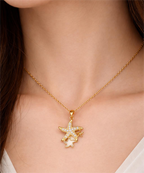 Star Pendant Necklace | Gold-Plated Crystal Jewellery