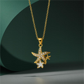 Star Pendant Necklace | Gold-Plated Crystal Jewellery