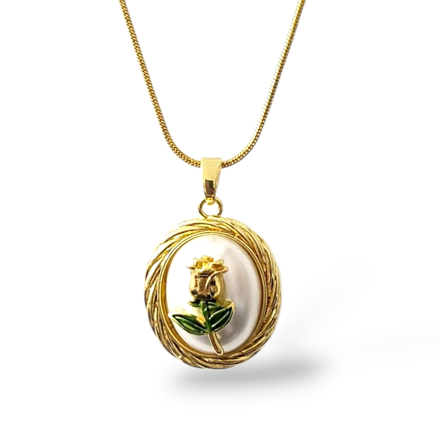 Shadowborne Rosetta Pearl Bloom Pendant