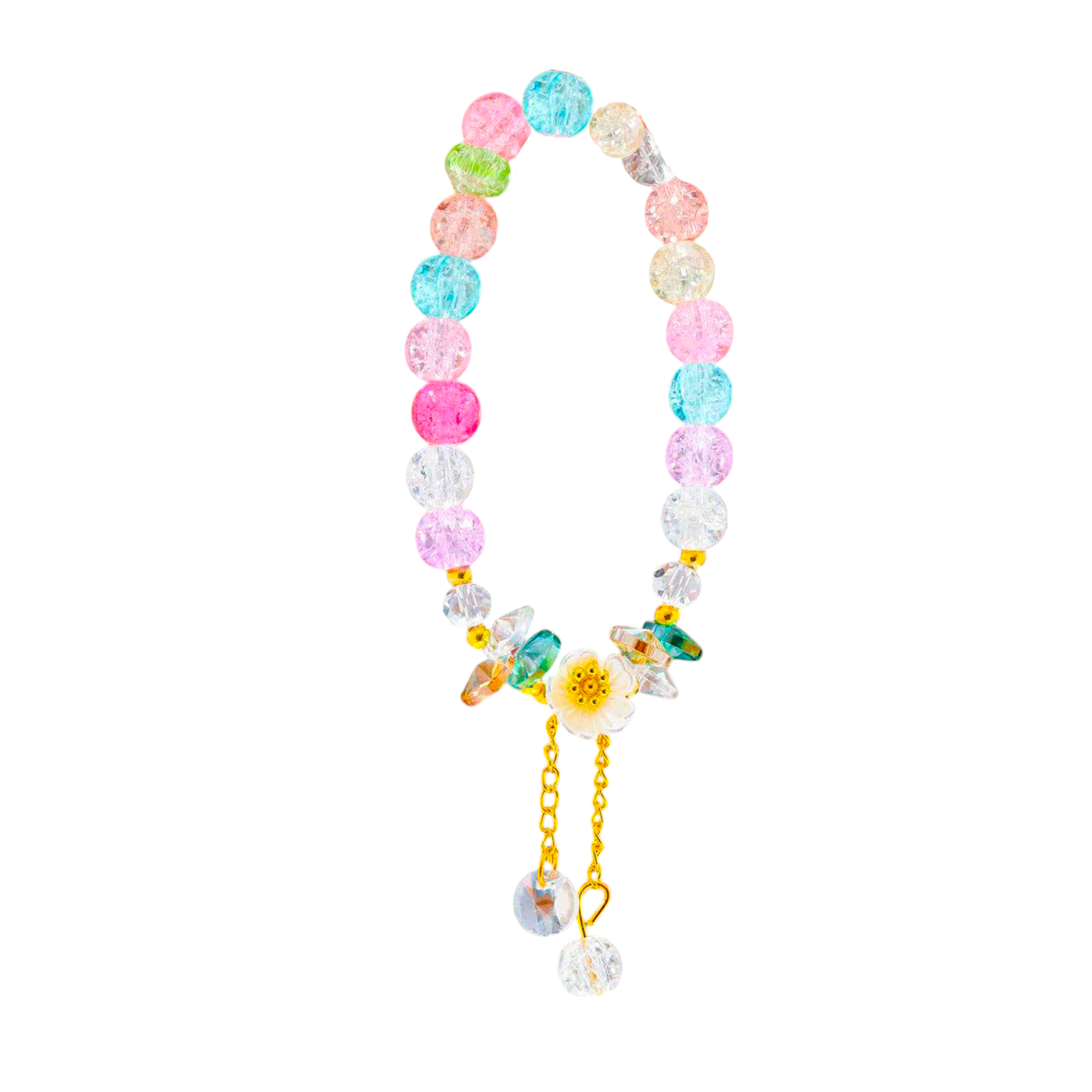 Bohemian Colorful Crystal Beaded Bracelet for Women