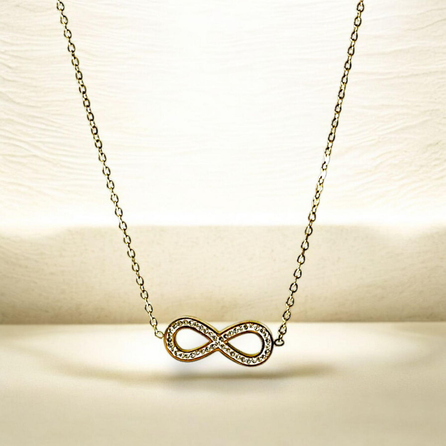 Shadowborne EternalLoop Crystal Infinity Chain for Women & Girls