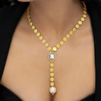 Shadowborne Celeste Pearl Drop Necklace with earrings