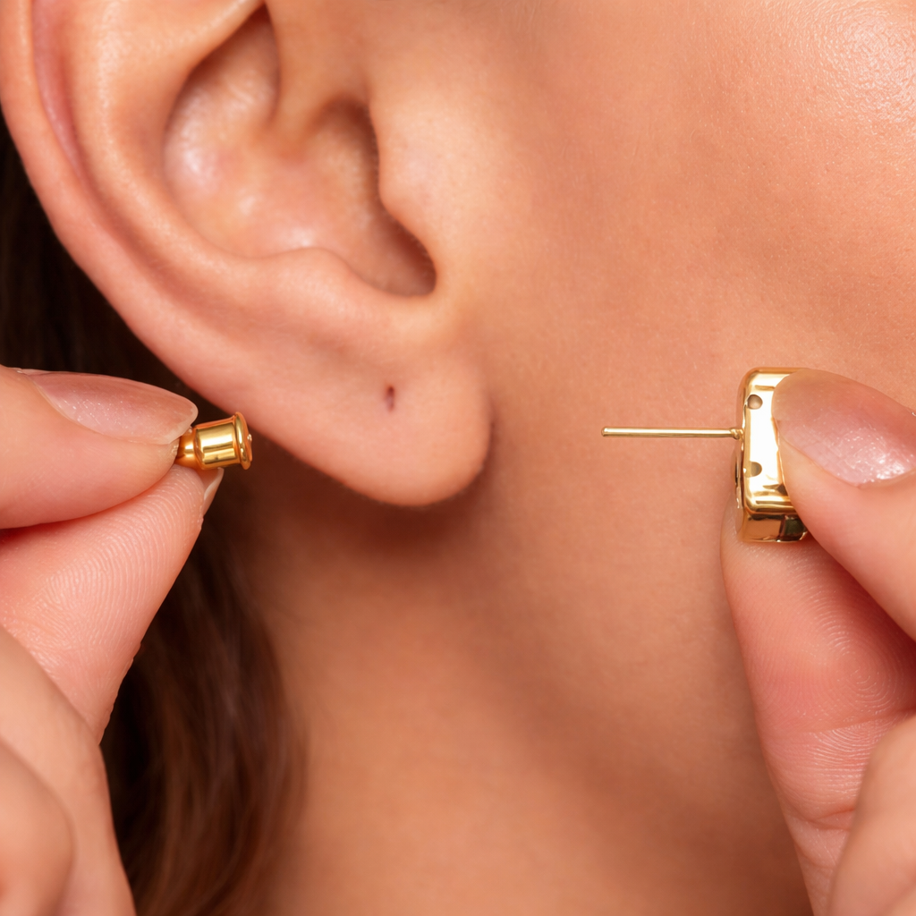 Crystal Earrings Set Green Necklace for Girls