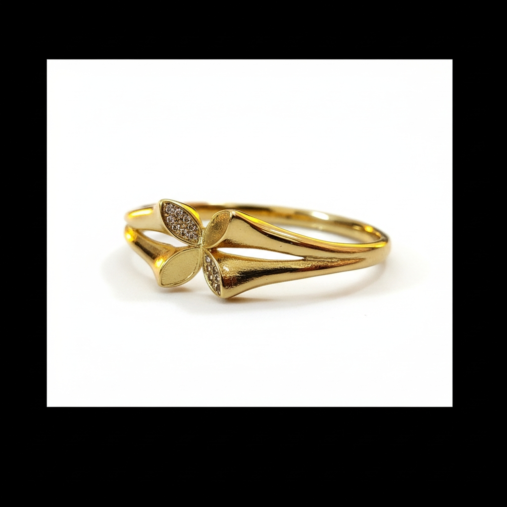 Gold Leaf Motif Adjustable Bracelet with Crystal Accents | Elegant Women’s Jewelry