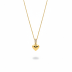 Minimal Gold Heart Pendant Necklace for Women | Anti-Tarnish Daily Wear Jewellery