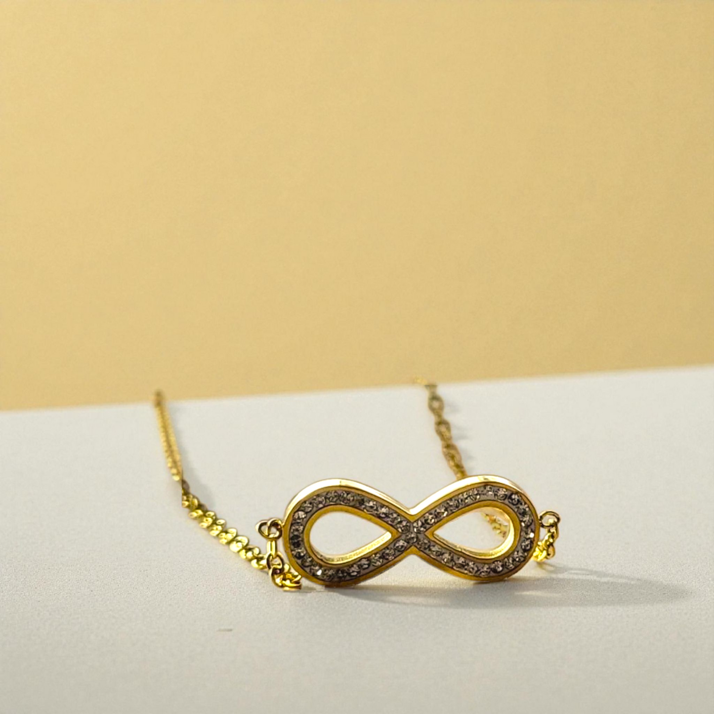 Shadowborne EternalLoop Crystal Infinity Chain for Women & Girls