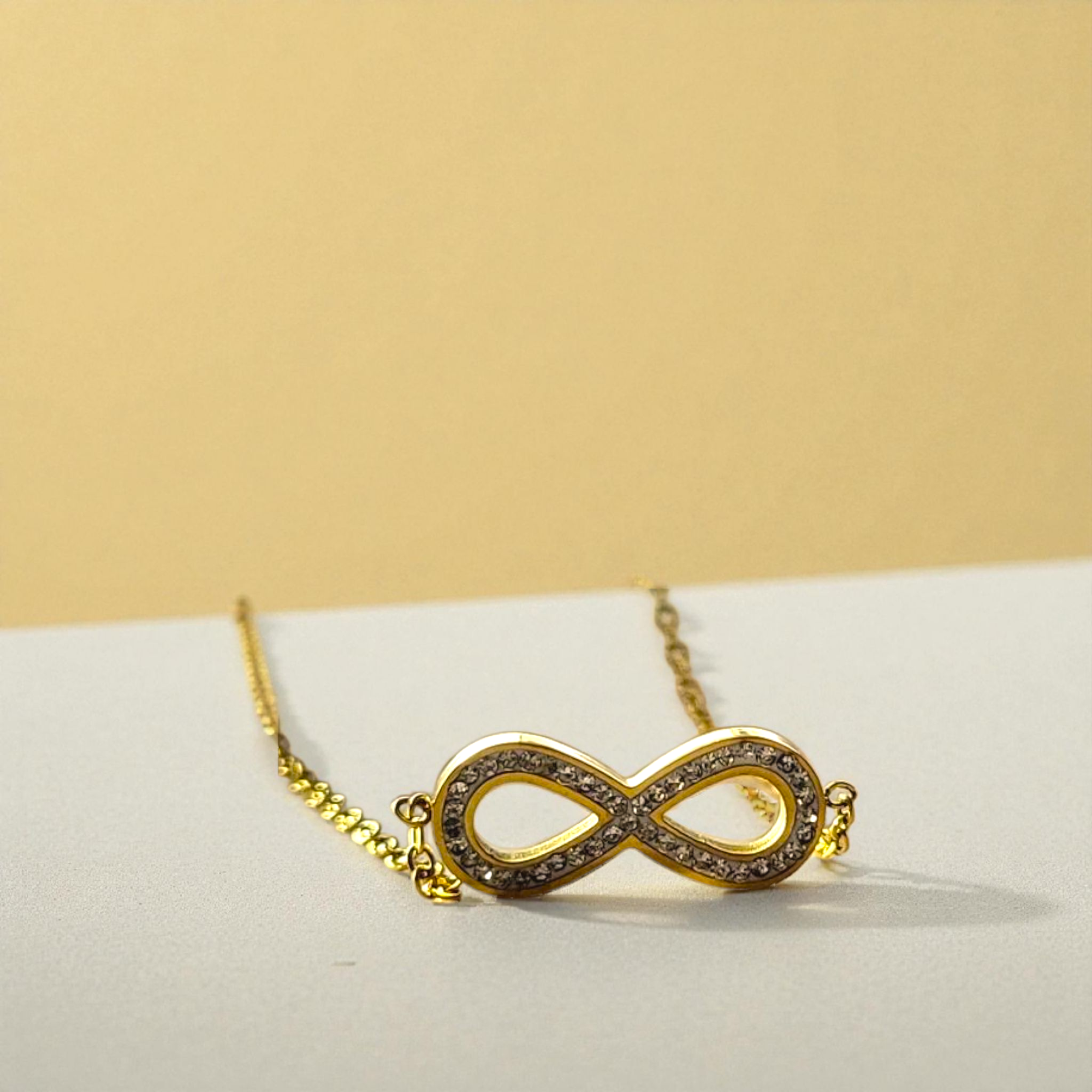 Shadowborne EternalLoop Crystal Infinity Chain for Women & Girls