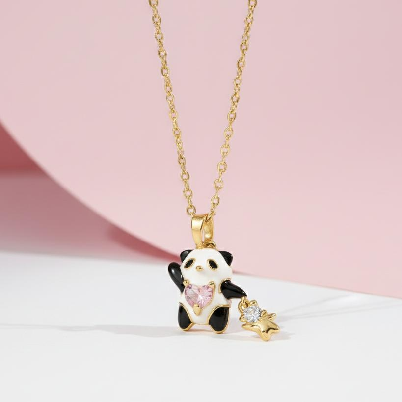 Cuddle Love Panda Charm Pendant
